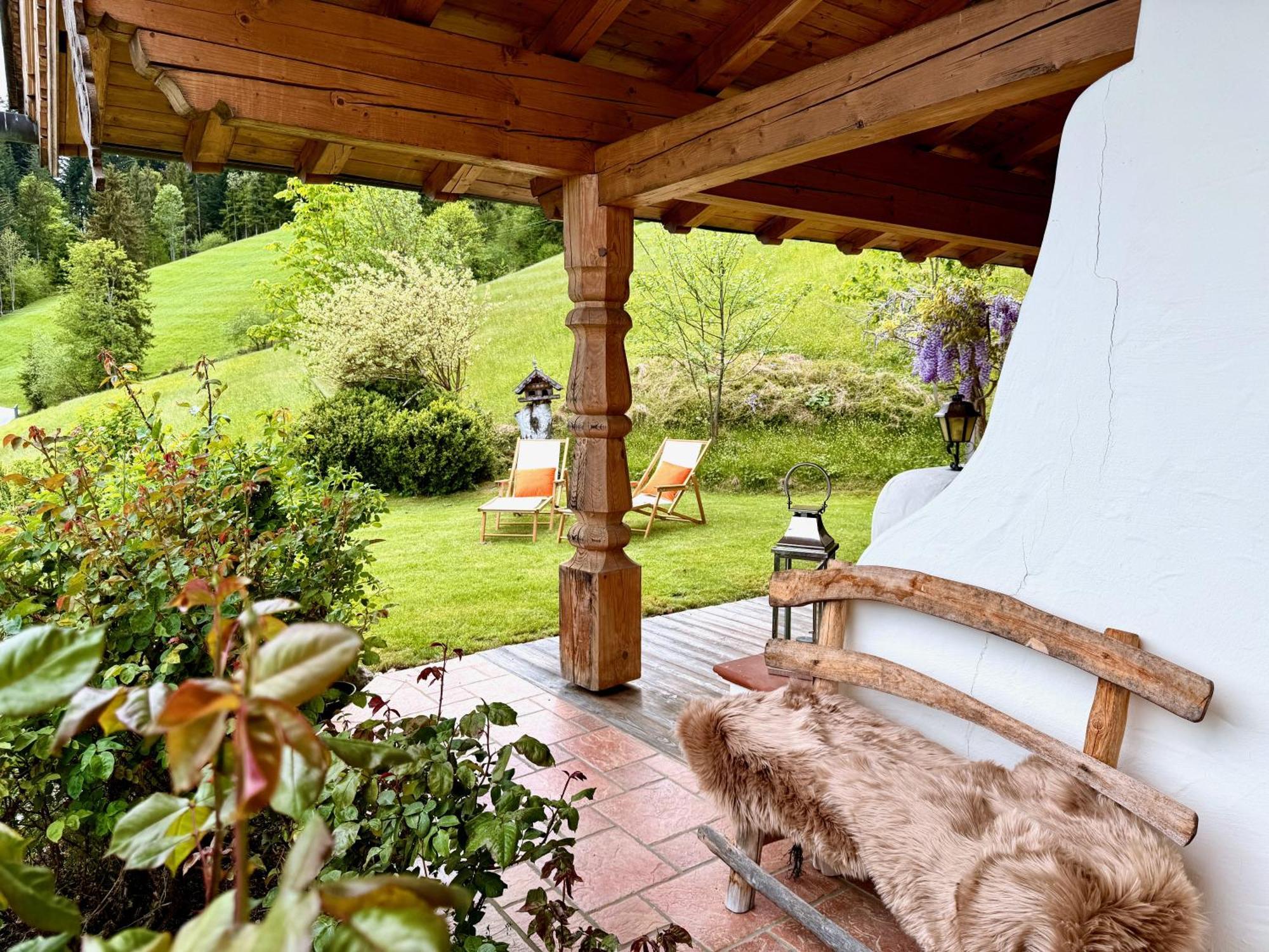 5* Panorama Chalet Mit Sauna By Belle Stay Going am Wilden Kaiser ภายนอก รูปภาพ