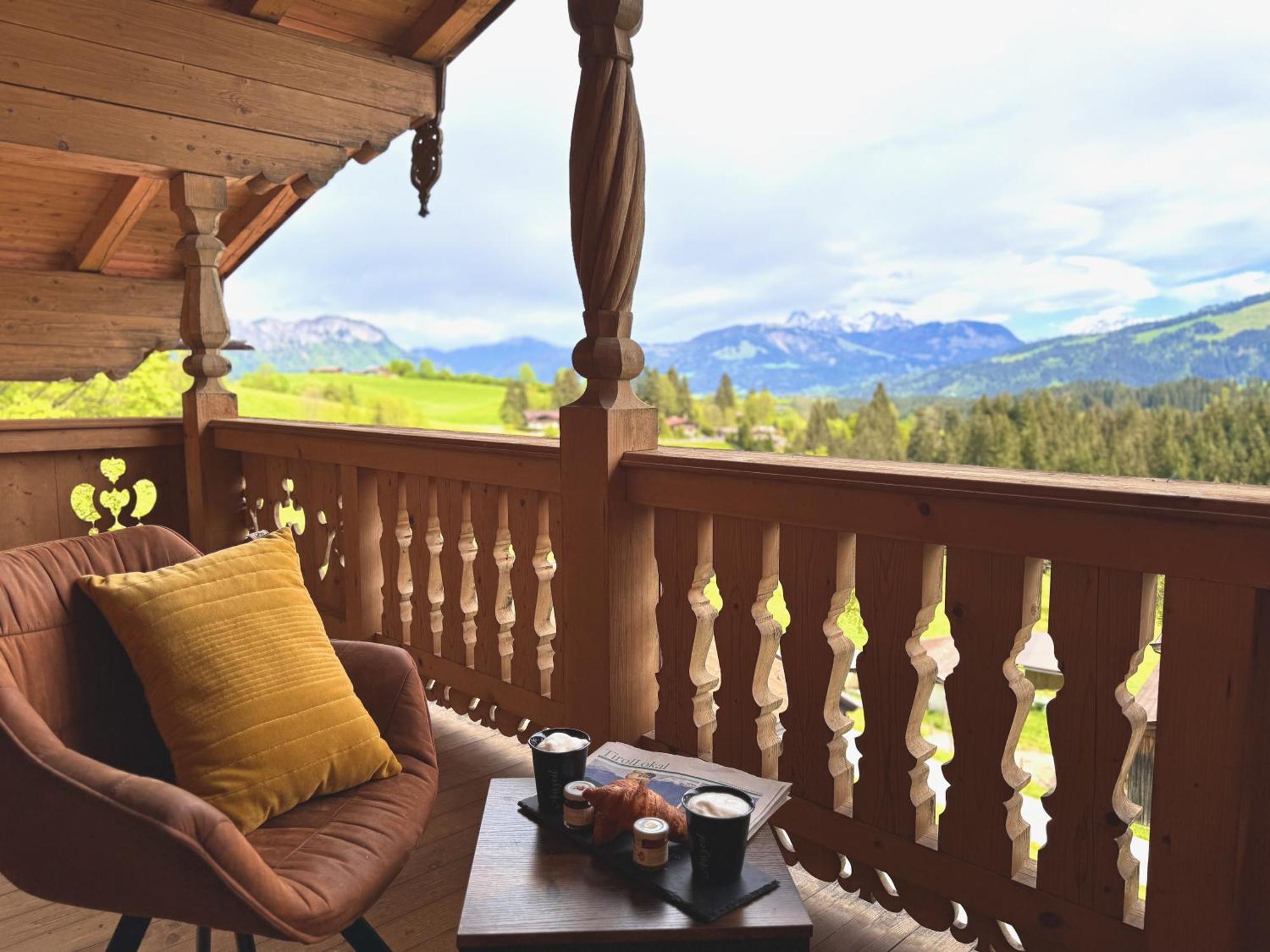 5* Panorama Chalet Mit Sauna By Belle Stay Going am Wilden Kaiser ภายนอก รูปภาพ