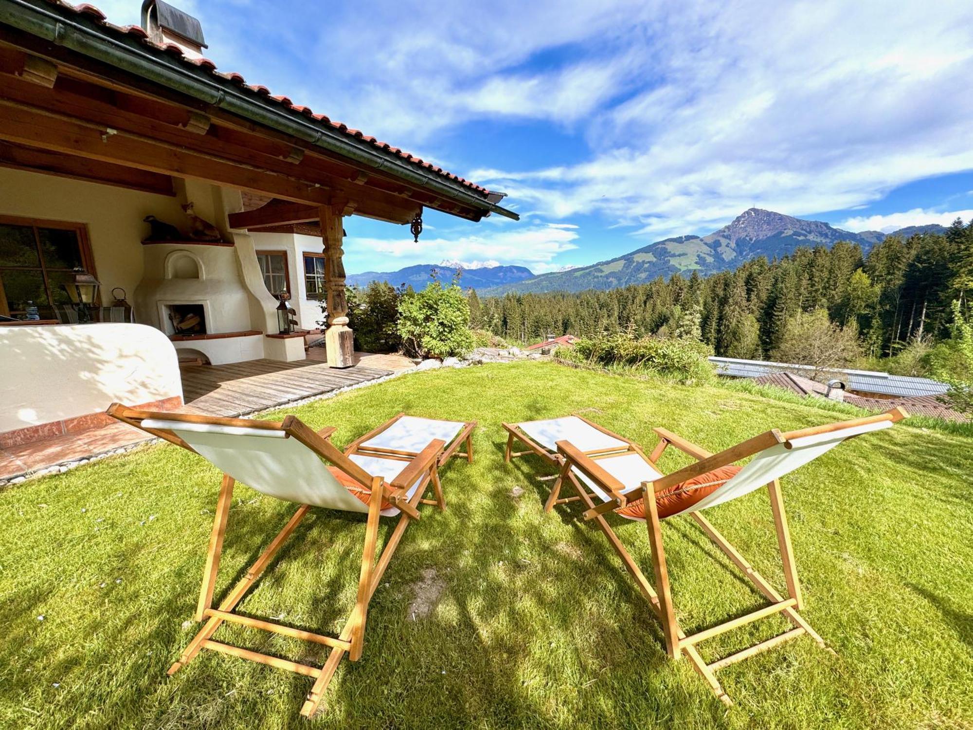 5* Panorama Chalet Mit Sauna By Belle Stay Going am Wilden Kaiser ภายนอก รูปภาพ